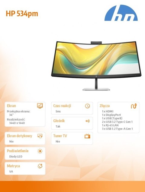 Monitor konferencyjny S5 Pro 534pm WQHD 9E0Z2UT#ABB