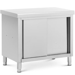 Stół blat roboczy centralny z szafką przelotową STAL 100 x 60 cm