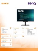 Monitor 28 cali RD280U 4K IPS 5ms/IPS/1200:1/HDMI/DP