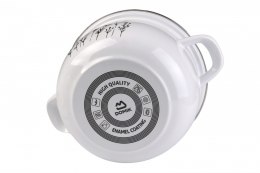 Zestaw garnków 8 elementów Emalia Dmuchawce DO-9324