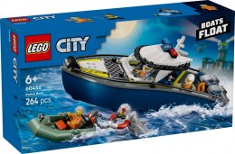 Klocki City 60456 Pościg łodzią policyjną