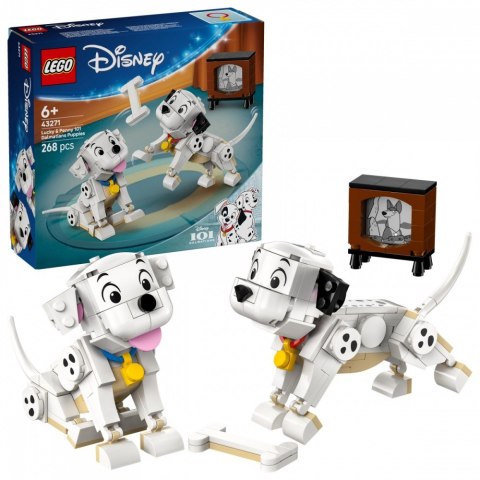 Klocki Disney 43271 101 dalmatyńczyków - Szczeniaczki Szczęściarz i Penny