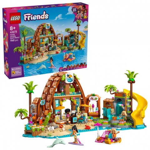 Klocki Friends 42673 Rodzinne wakacje na plaży