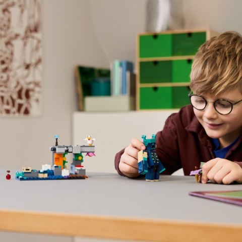 Klocki Minecraft 21274 Spotkanie ze strażnikiem