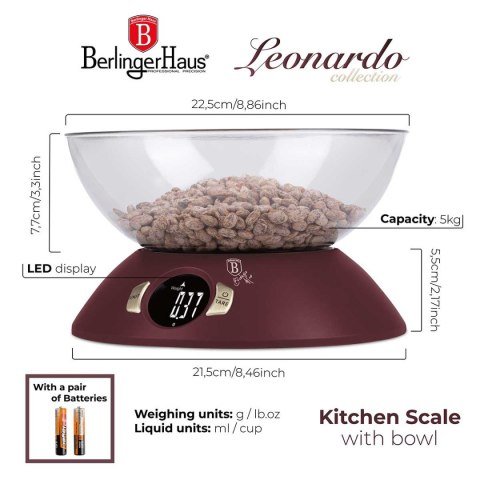 WAGA KUCHENNA Z MISĄ BERLINGER HAUS BH-9615 LEONARDO