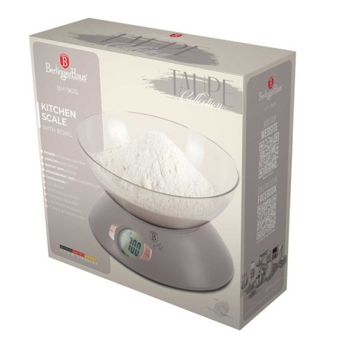 WAGA KUCHENNA Z MISĄ BERLINGER HAUS BH-9616 TAUPE