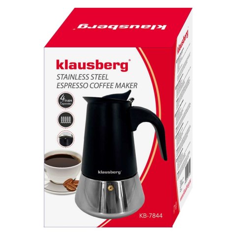 KAWIARKA ZAPARZACZ DO KAWY 200ml KLAUSBERG KB-7844 INDUKCJA