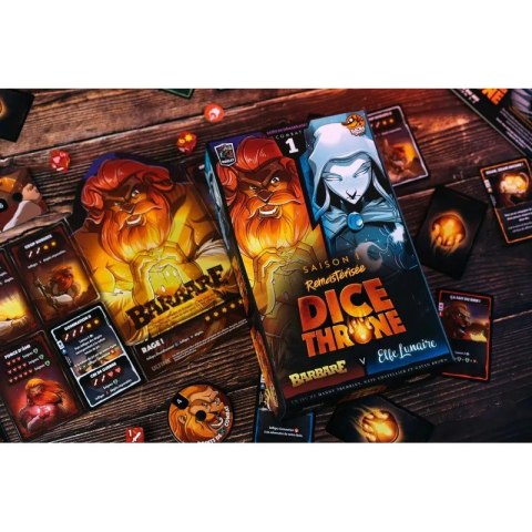Gra Dice Throne Starcie 1 Barbarzyńca vs. Księżycowa Elfka