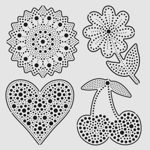 Zestaw do malowania kropkami Dziewczęcy