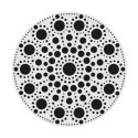 Malowanie kropkami DUO Koło 10 cm