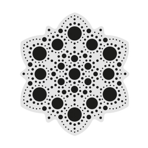 Malowanie kropkami DUO Zawilec 10 cm