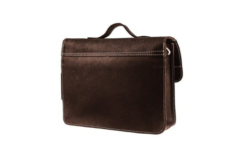 Skórzana torba na ramię teczka TC5 BROWN