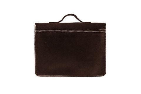 Skórzana torba na ramię teczka TC5 BROWN