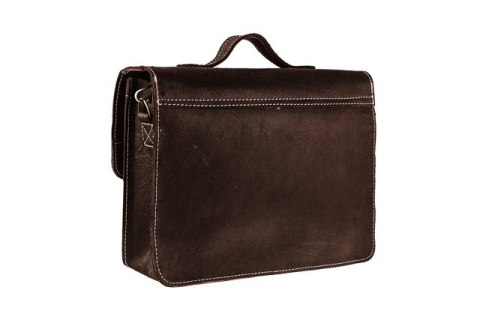 Skórzana torba na ramię teczka TC5 BROWN