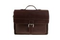 Skórzana torba na ramię teczka TC5 BROWN