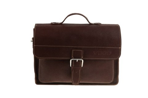 Skórzana torba na ramię teczka TC5 BROWN