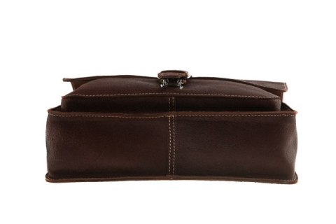 Skórzana torba na ramię teczka TC5 BROWN