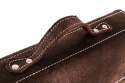 Skórzana torba na ramię teczka TC5 BROWN