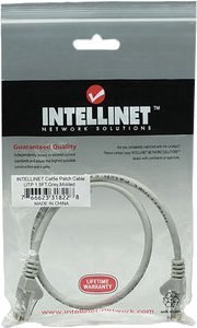 INTELLINET Patchcord Cat5e UTP 0.5 m 100% Cu szary 318228