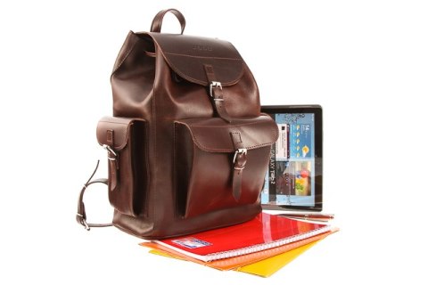 Duży plecak skórzany Vintage P40