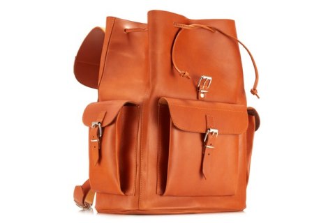 Duży plecak skórzany Vintage P40