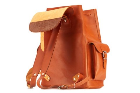 Duży plecak skórzany Vintage P40