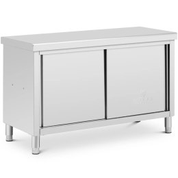 Stół blat roboczy centralny z szafką przelotową STAL 140 x 60 cm