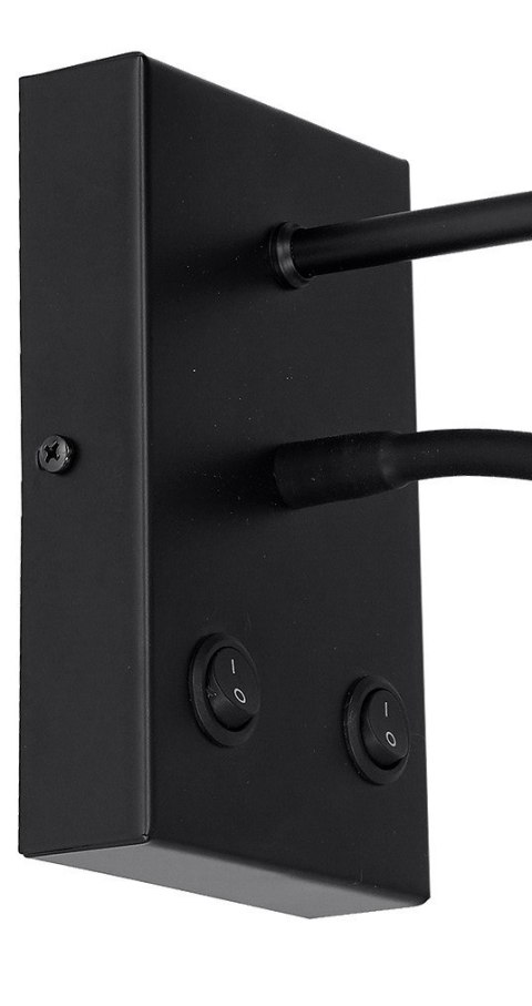 Kinkiet ARDEN Czarny Złoty Abażur 1xE27+G9