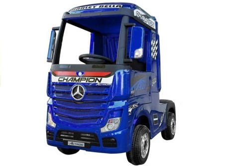 Auto Mercedes Actros Niebieski Lakierowany Ciężarówka Pilot LED MP4