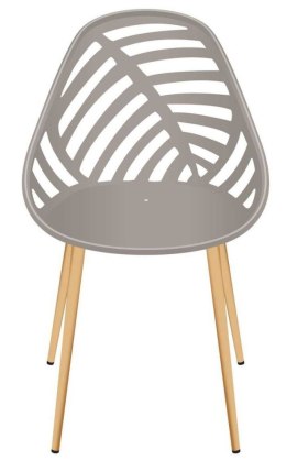 Krzesło ogrodowe LEAF beżowe