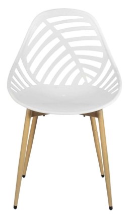 Krzesło ogrodowe LEAF białe