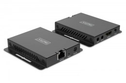 Przedłużacz/Extender HDMI 4K120Hz 40m po skrętce HDCP 2.3 IR EDID (zestaw)
