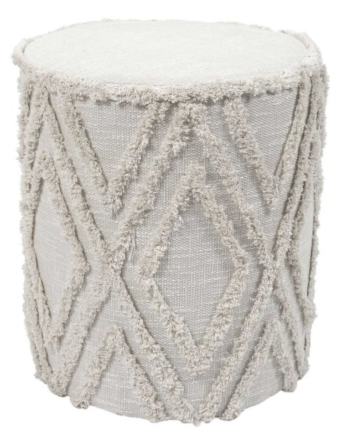 Pufa LUMA siedzisko boho z geometrycznym wzorem