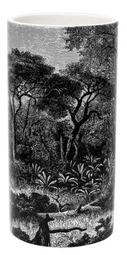 Wazon FOREST NOIR ceramika czarno-biały