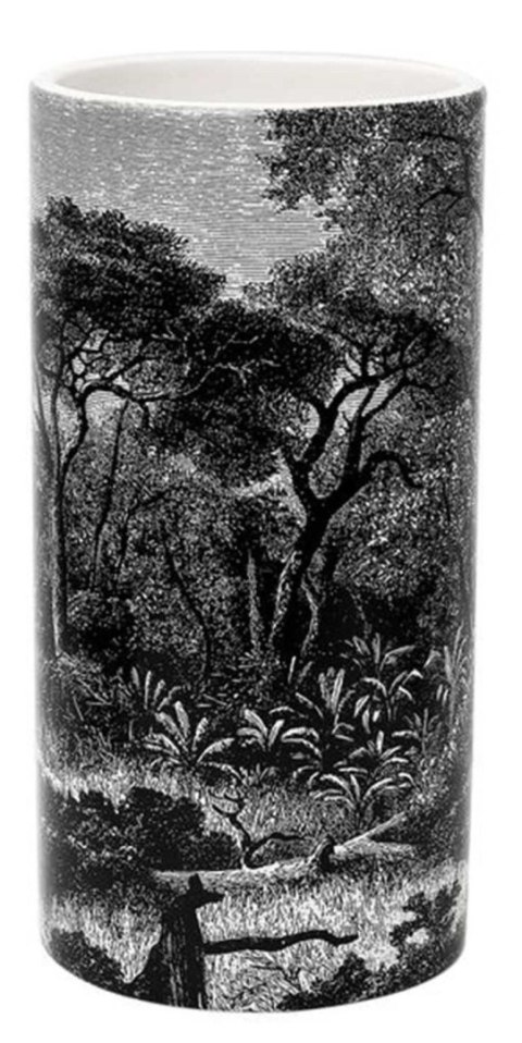 Wazon FOREST NOIR ceramika czarno-biały