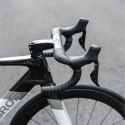 Owijka na kierownicę rowerową z PU wzór Velour - brązowa