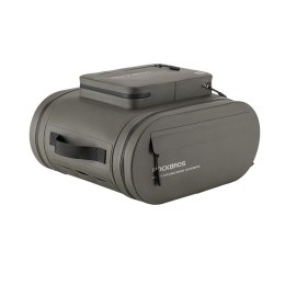 Sakwa rowerowa wodoodporna kufer na bagażnik 14l - szary