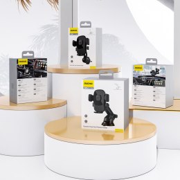 Uchwyt samochodowy na smartfona F2N na kratkę nawiewu 360 stopni - czarny