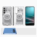 Etui na Samsung Galaxy S25 Zero One Ultra Hybrid Mag - białe