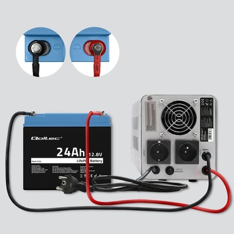 Akumulator LiFePO4 Litowo-Żelazowo-Fosforanowy | 12.8V | 24Ah | 307.2Wh | BMS