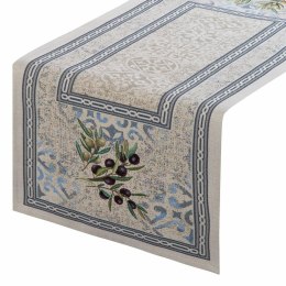 Bieżnik gobelinowy 4094/NAT oliwki 45x140 cm