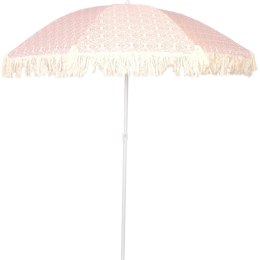 PARASOL PLAŻOWO OGRODOWY Z FRĘDZLAMI 174CM CZERWONY