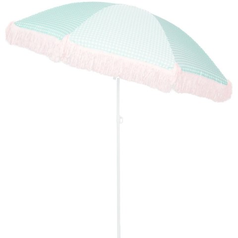 PARASOL PLAŻOWO OGRODOWY Z FRĘDZLAMI 174CM ZIELONY