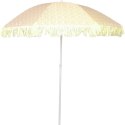 PARASOL PLAŻOWO OGRODOWY Z FRĘDZLAMI 174CM ŻÓŁTY