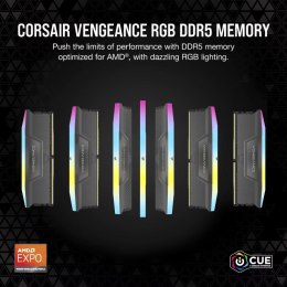 Pamięć DDR5 Vengeance RGB 96GB/6000(2*48GB) CL30 AMD EXPO & Intel XMP