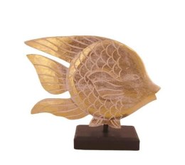 Drewniana figurka dekoracyjna Ryba