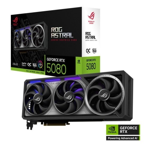 Karta graficzna GeForce RTX 5080 ROG ASTRAL OC GDDR7 256bit 3DP/2HDMI