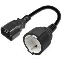 Adapter IEC 320 C14 / SCHUKO | 0.15m