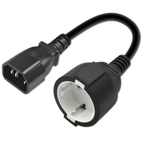 Adapter IEC 320 C14 / SCHUKO | 0.15m