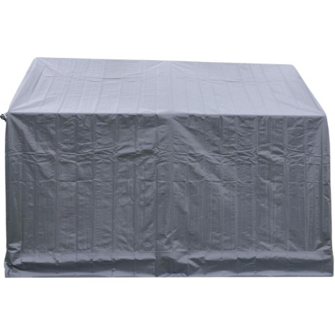 PAWILON GARAŻ OGRODOWY 3.50x3.50x2,60M SZARY SASKA GARDEN